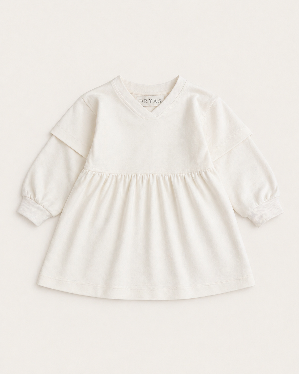 Softline Dress in Soft Chalk