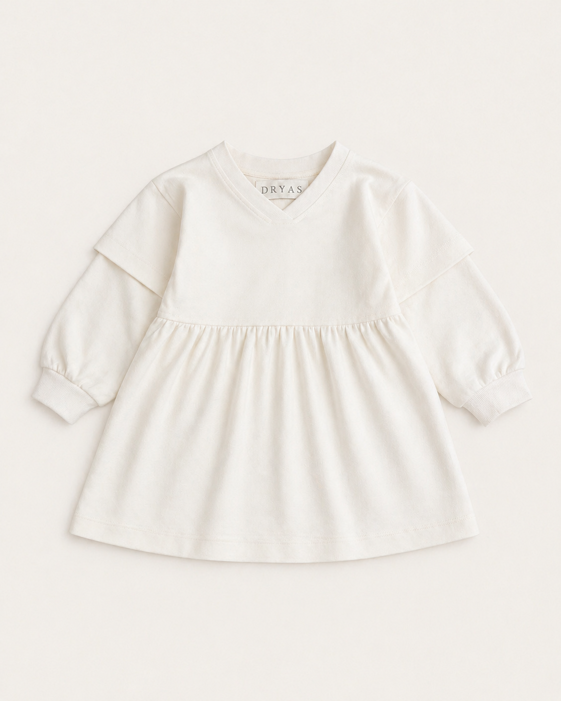Softline Dress in Soft Chalk