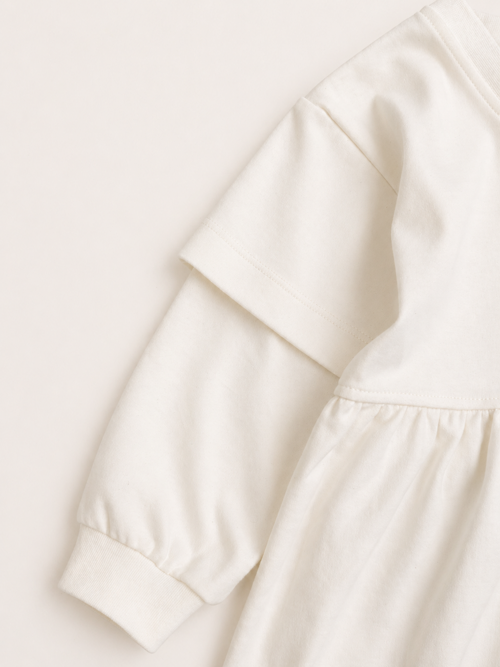 Softline Dress in Soft Chalk