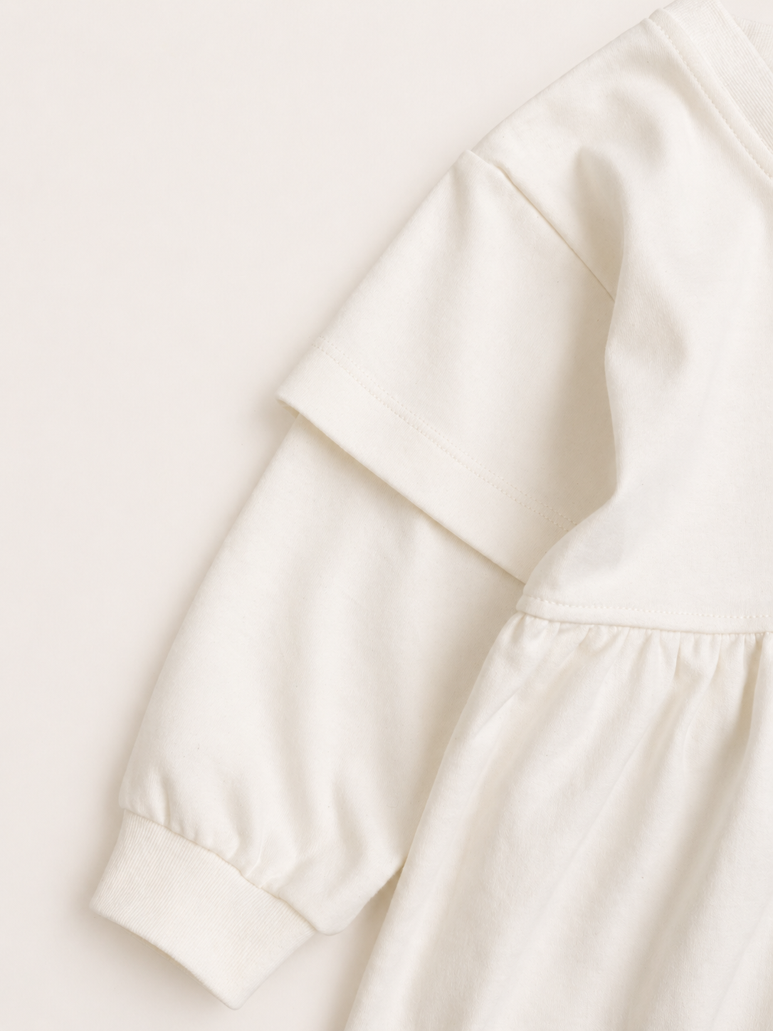 Softline Dress in Soft Chalk